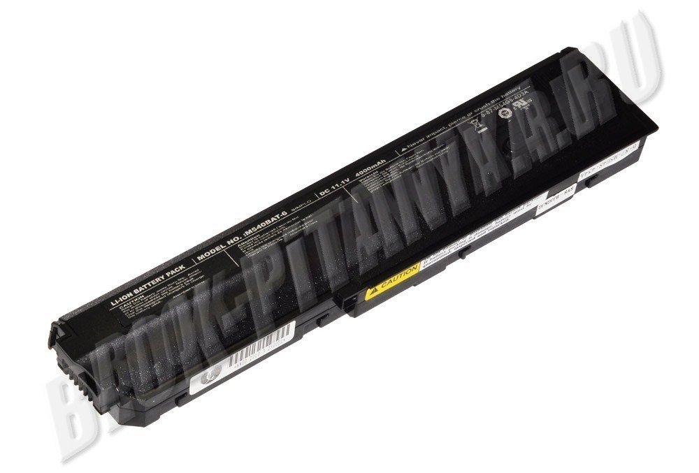 Аккумулятор M540BAT-6 для ноутбука Clevo M540, M545, M550, M551, M555, RoverBook Pro 400
